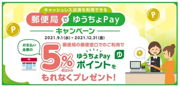 ゆうちょPay5％還元キャンペーン