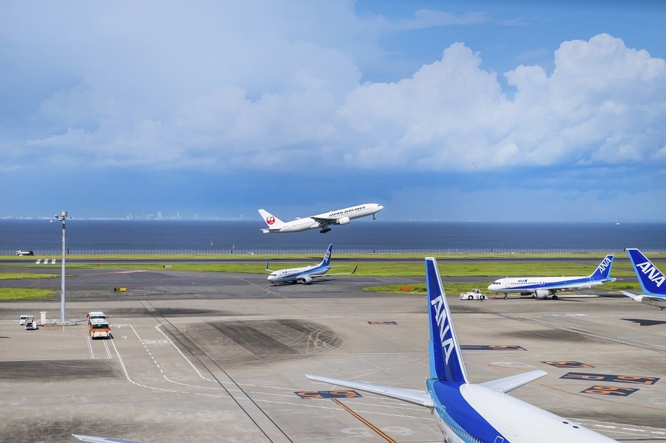 羽田空港 国内線ターミナルの風景