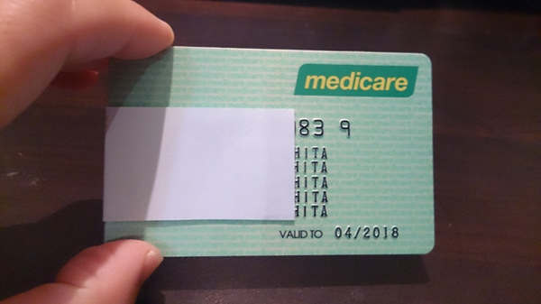 オーストラリアの国民健康保険、メディケアのカード