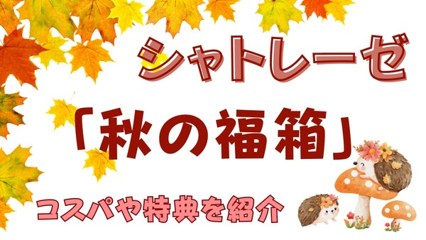 【シャトレーゼ】通販限定「秋の福箱」お菓子セット、アイス・冷食セットそれぞれのコスパや特典を紹介 画像